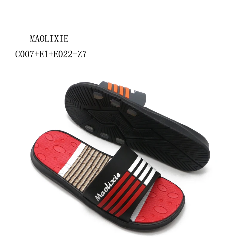 Fluffy Mens Sleepers Sandals Mens Slides Slipper New Chappal Designs Men Slide Slippers