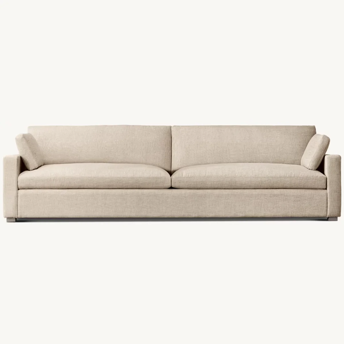 Luxury Modern Double Fabric Leather Lazy Sofa Chair Thick Cushions Set for Living Room Wood Convertible Upholstered Furniture