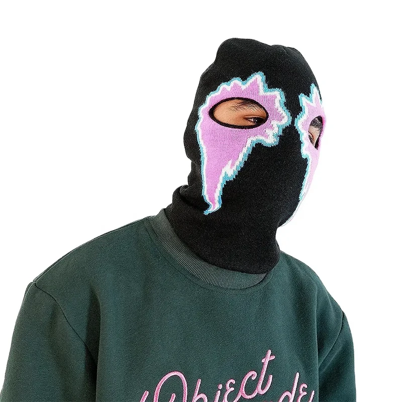 Custom Two Tone Balaclava Ski Mask Men Cycling Cap Snowboard Face Cover Motorcycle Bicycle Hat