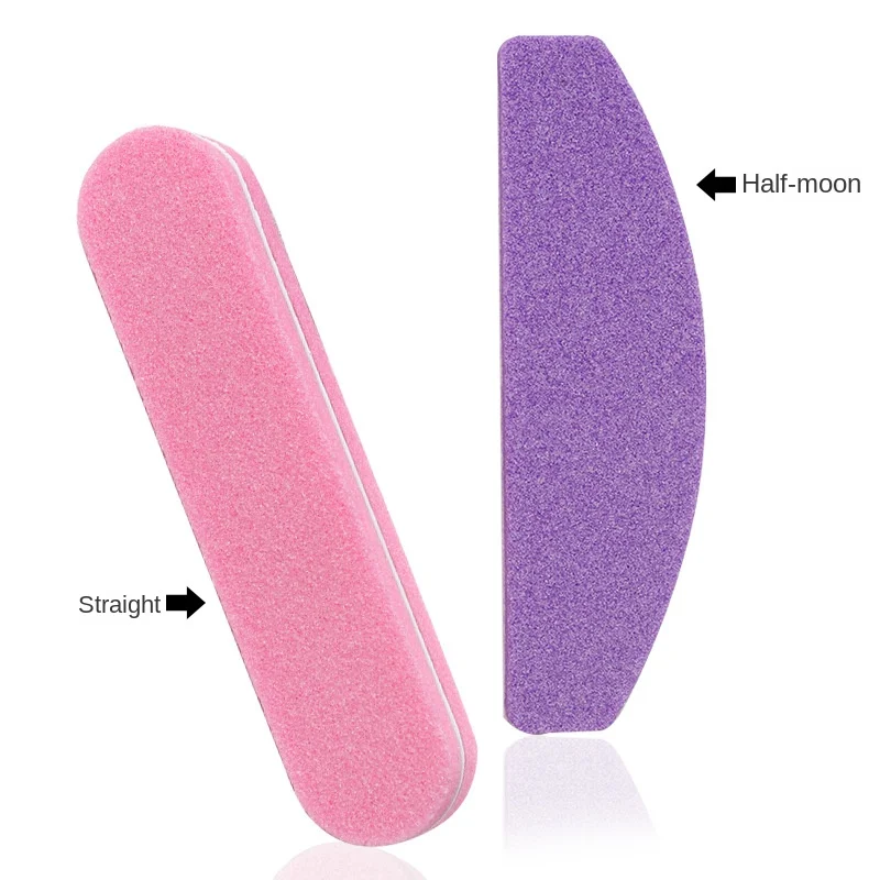 Cross-Border New Mini Double-Sided EVA Nail Polish Rubbing Strip Washable Short Sponge for Nail Polishing and Sanding