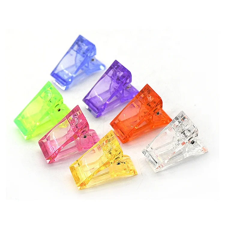 Manicure tool Crystal extension plastic shaping clip crystal glue clip manicure crystal nail mold fixing clip