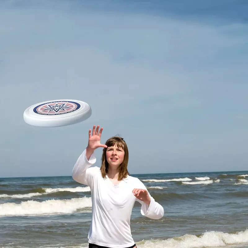 Custom Logo Premium Outdoor Games Golf Disc 175g Team Ultimate Sport Frisbeed