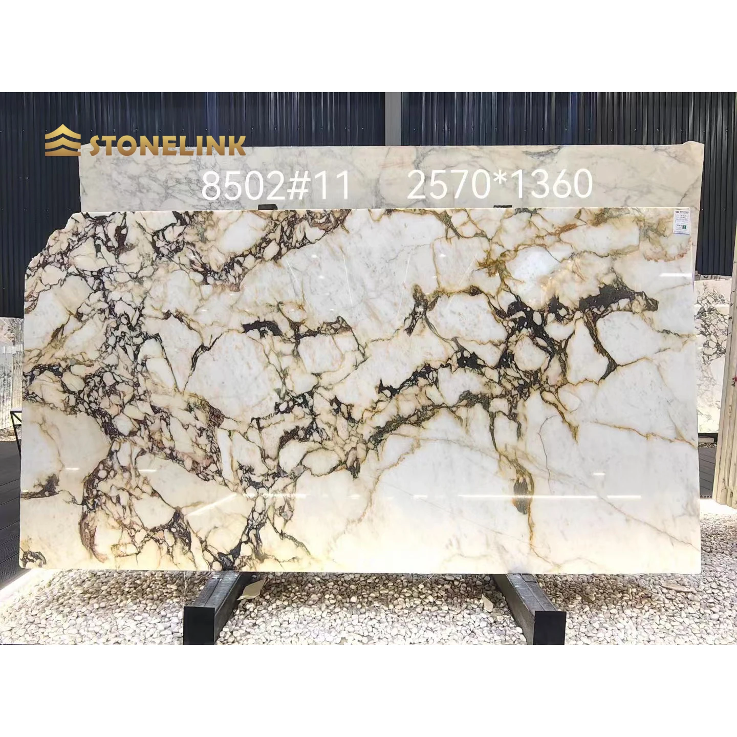 Calacatta Viola Marble Slabs Natural Marble Stone on Stock
