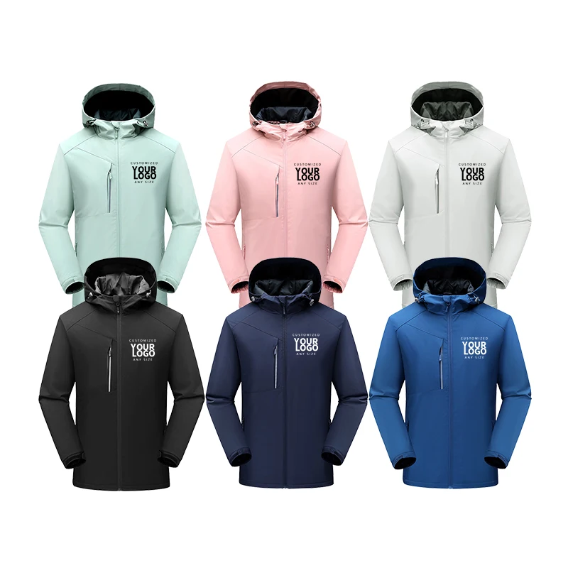 Softshell Jacket Custom Training Soft Shell Windbreaker For Men And Women Hiking Waterproof Autumn Outdoor Jacket