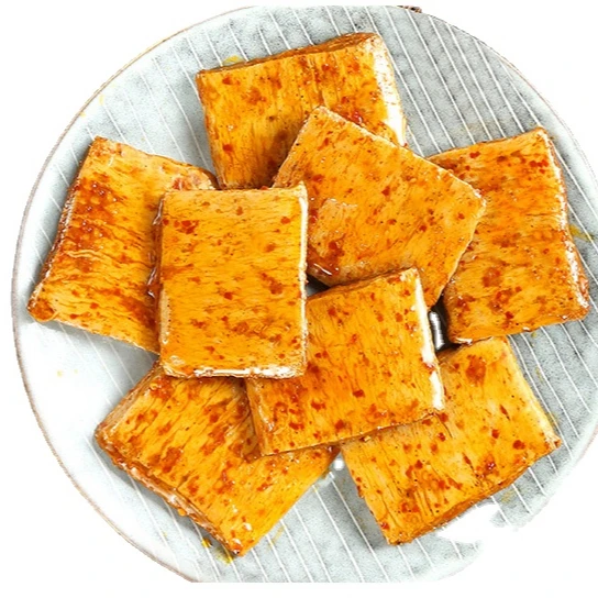 
Attractive price popular bbq flavored tofu snack thick dried tofu 