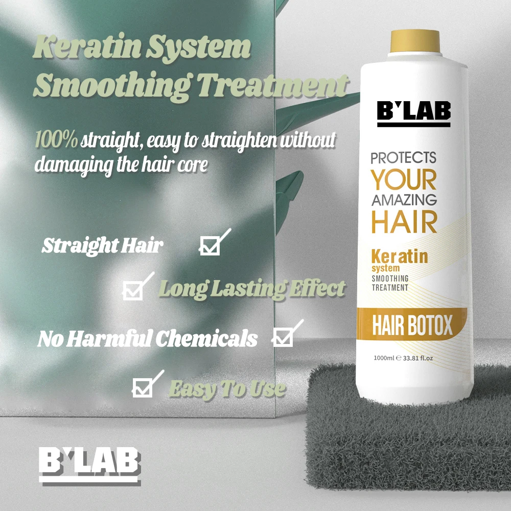 Private Label Hair Nano Keratin Treatment Brazilian Keratin Straightening Treatment Repair Damaged Tanino Keratin Treatment