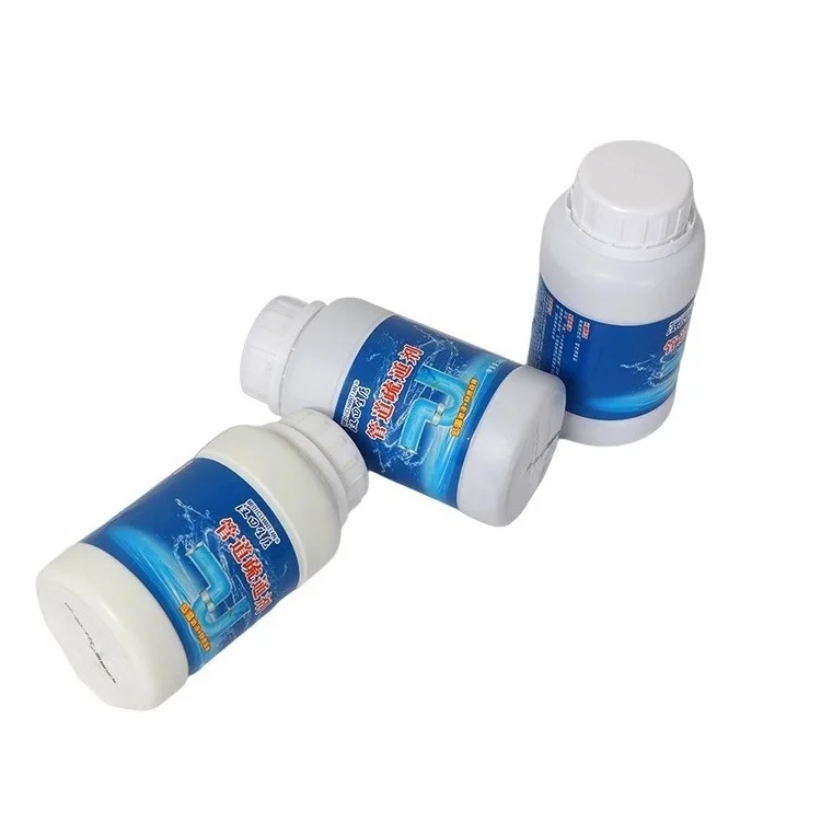 268g China Supplier Kitchen Pipeline Dredge Agent/drain Cleaner Powder For Oil/grease/hair Household Chemicals