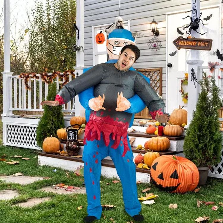 Best Sell Funny Horror  Halloween  Inflatable Costume Inflatable Surgeon Doctor Costume