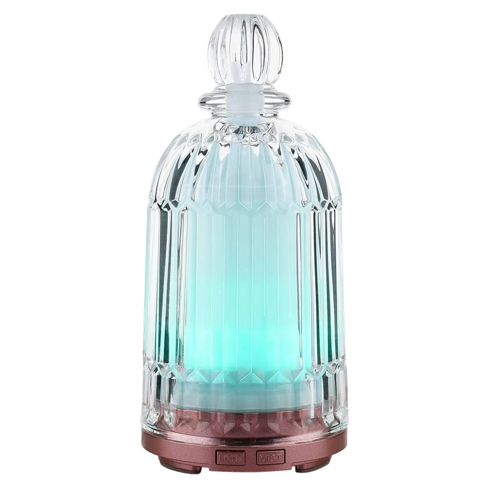 Ультразвуковой ароматизатор роскошный стеклянный ароматерапия аппарат для ароматерапии эфирные масла аромадиффузоры