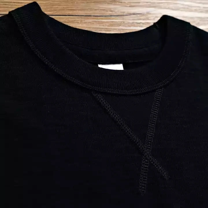 Customized Heavy Weight  High Quality Oversized Thick Men Short Sleeve Blank Chunky Heavy Cotton T Shirt