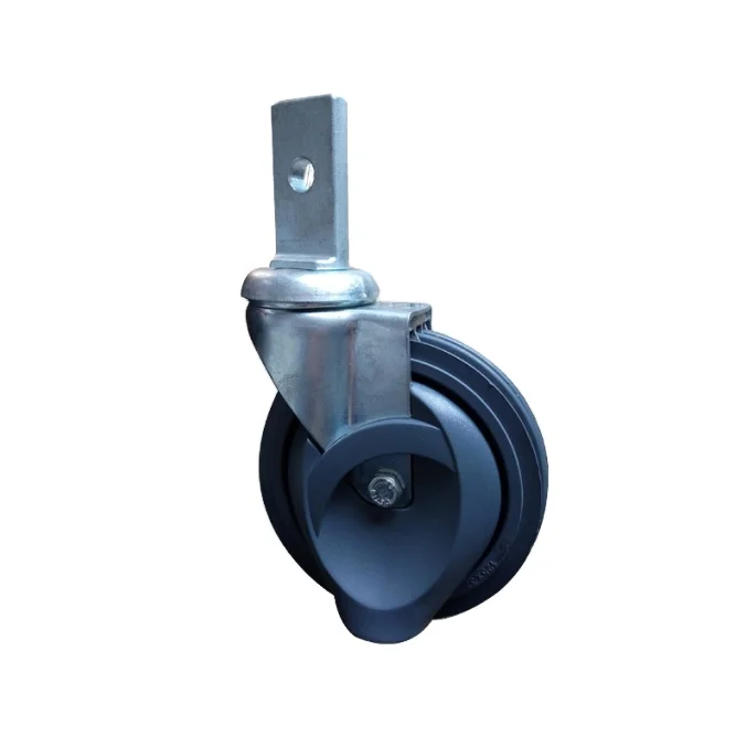 High quality PU Swivel elevator shopping cart caster