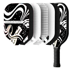 exercise equipment 2024 glass fiber Pickleball paddle Set with bag & 4 picke balls or customized usapa pickleall accessories