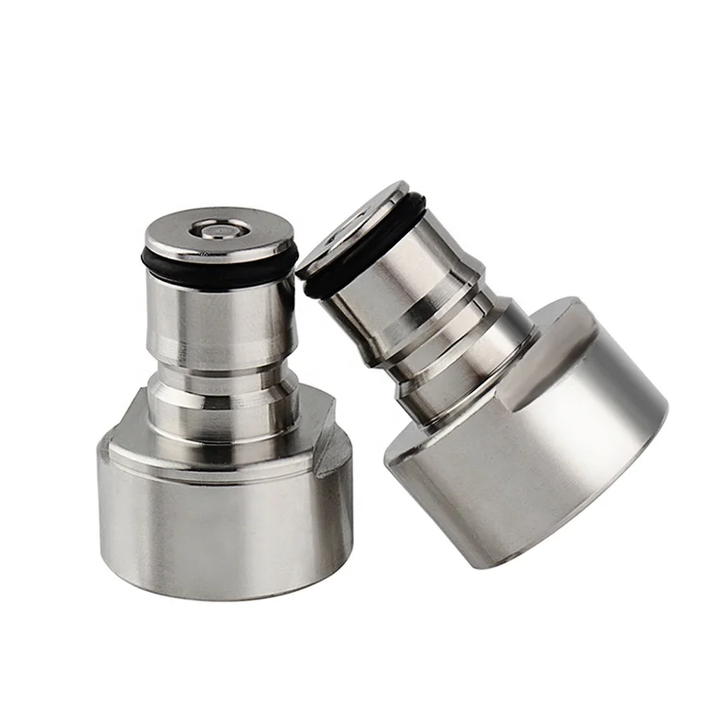 Ball Lock Keg Coupler Adapters for Sankey to Ball Lock Quick Disconnect Conversion Kit with FPT 5/8 Thread for Home Brewing