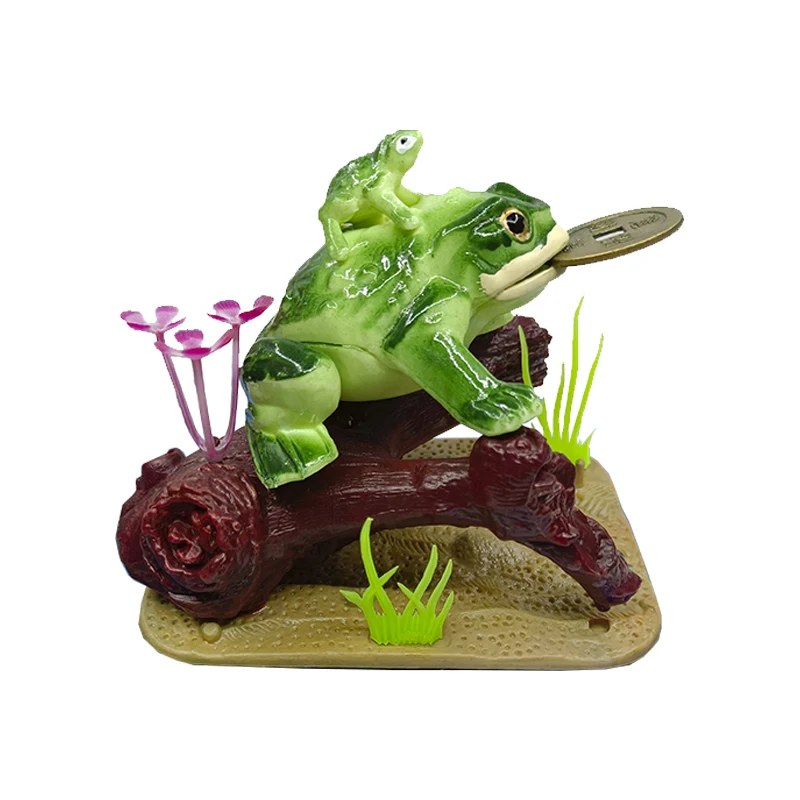 Fish tank decoration toy aerodynamics Oxygen Connection Sea Monster Skeleton Pirate money frog aquarium landscape decoration