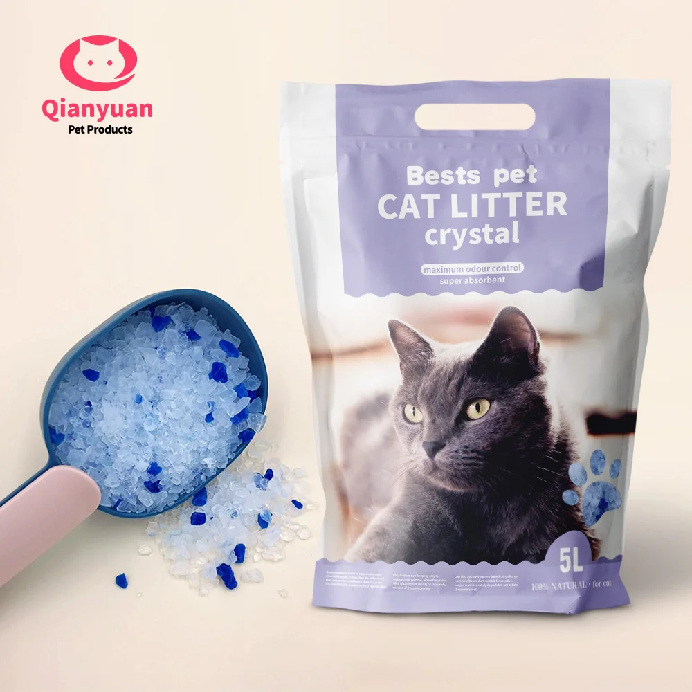 Production Products Silica Gel Cat Litter Powder Silica Gel Colored Silica Sand 3.8l crystal cat litter clean clear cat litter