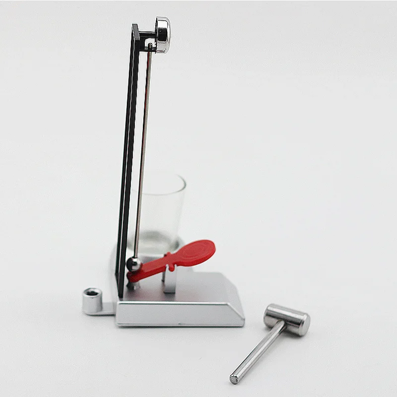 Fancy glass cup hammer shots drinking game set entertainment party pub drinking game shot for adults