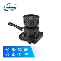 Andong household product new design Removable shisha hookah accessories cast iron burner