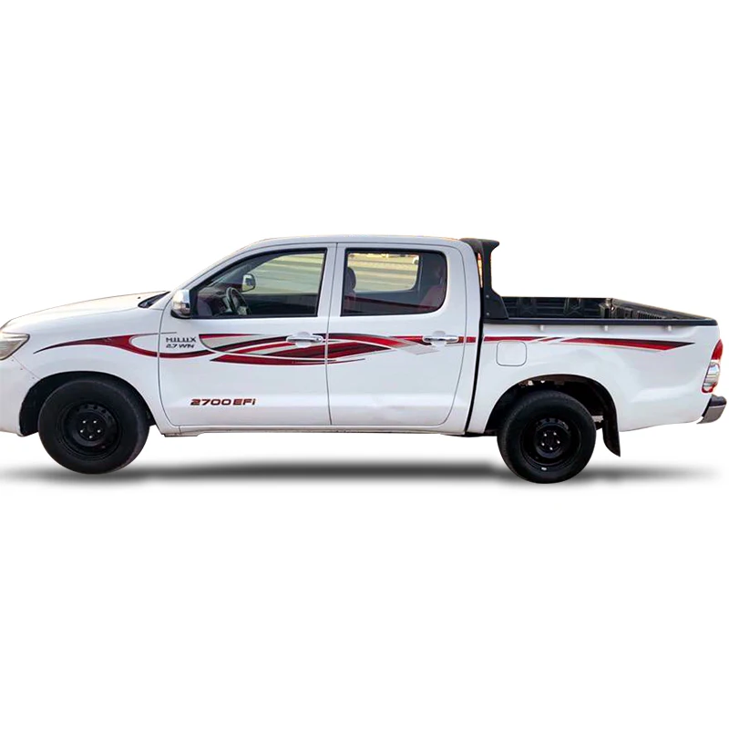 Новый дизайн украшения для автомобиля виниловые наклейки 2015 Hilux наклейки для кузова автомобиля для Toyota пикапа полосы
