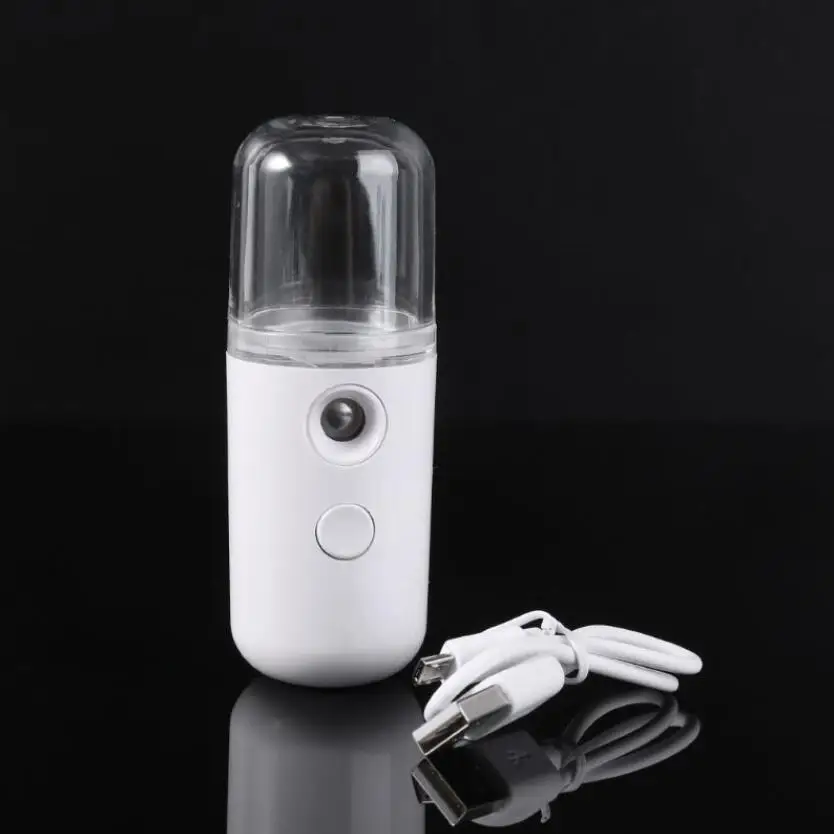  30ml Портативный точный спрейер тумана нано-де-алкоголя НЧ-динамик мини крутящийся испаритель для лица заряжающаяся от usb-дисплея