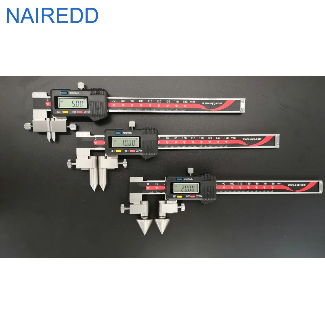 Digital Caliper Digital Caliper 20-150mm Stainless Steel Center Hole Distance Measurement Vernier Caliper Vernier Cali