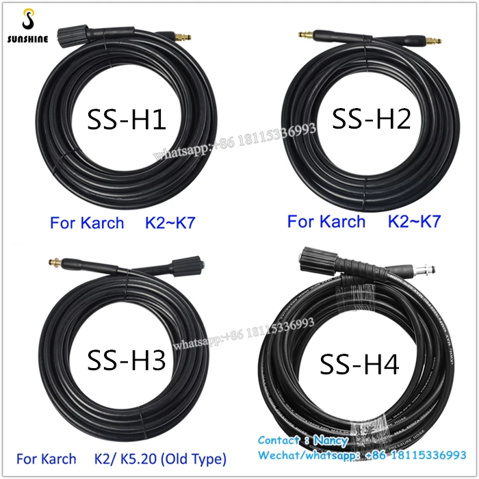 Quick Connect With Car Washer Extension Hose Gun High Pressure Washer Hose Working For Karch K-series