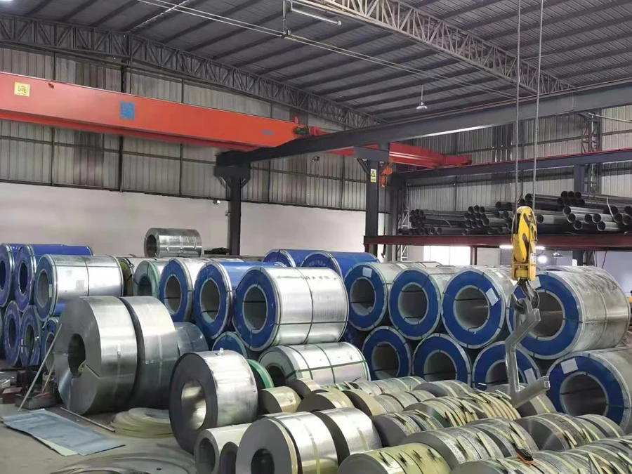 Factory Custom CRD warehouse High Tensile rolling gate roller shutter Dark blue cold rolled Sring Steel Coil