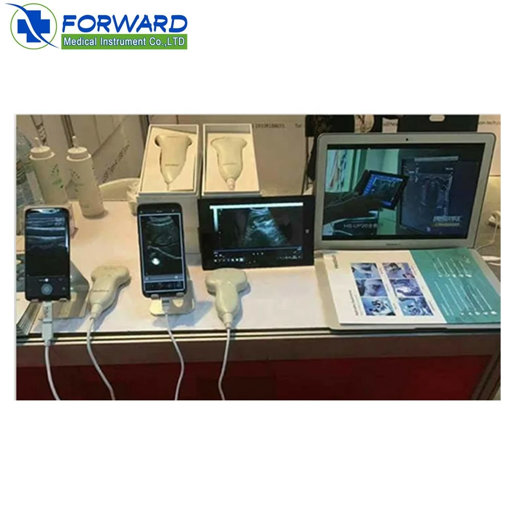 Недорогой цифровой Ручной USB-ультразвуковой зонд для ноутбука, беспроводной Wi-Fi-ультразвук
