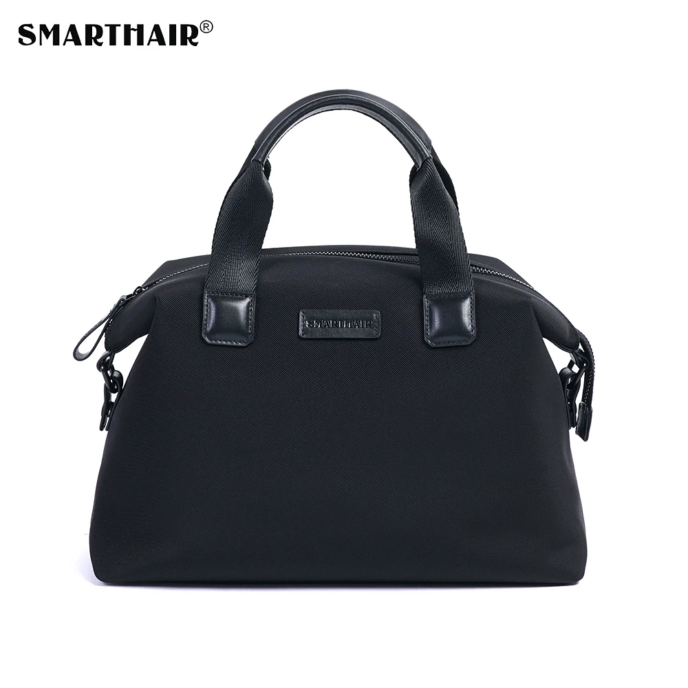 SMARTHAIR Black Nylon oxford material  waterproof shoulder bag high quality travel handbag in storage  for women
