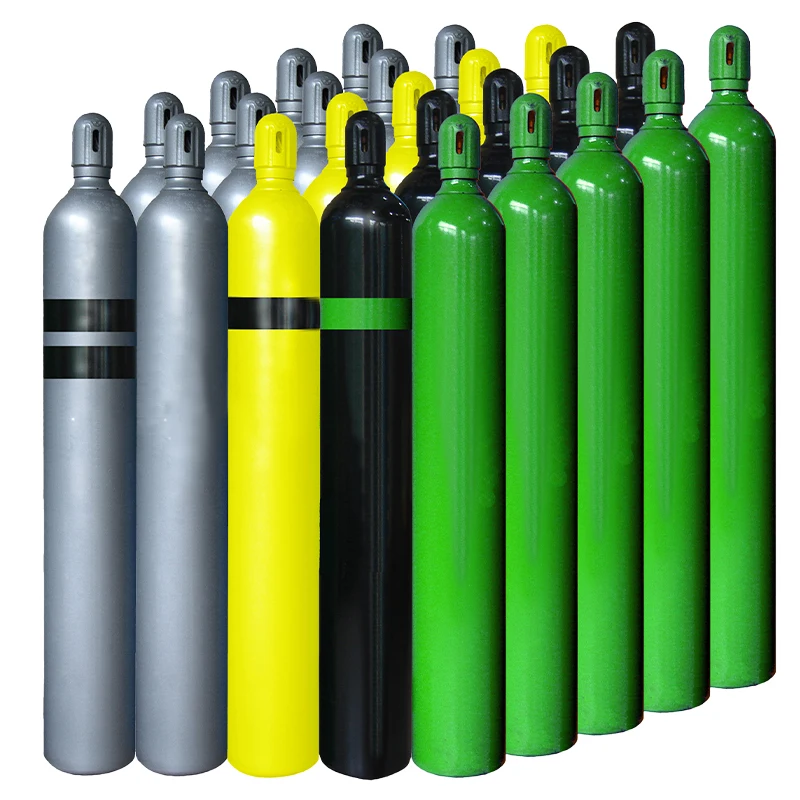 YIMIN High Purity Refillable He N2 O2 He N2 Co2 Lpg Gas Cylinder For Sale