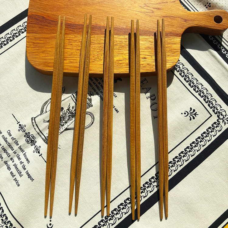 Disposable Bamboo Chopsticks Japanese Style Double Pointed Separate Chop sticks for Sushi & Asian Dishes