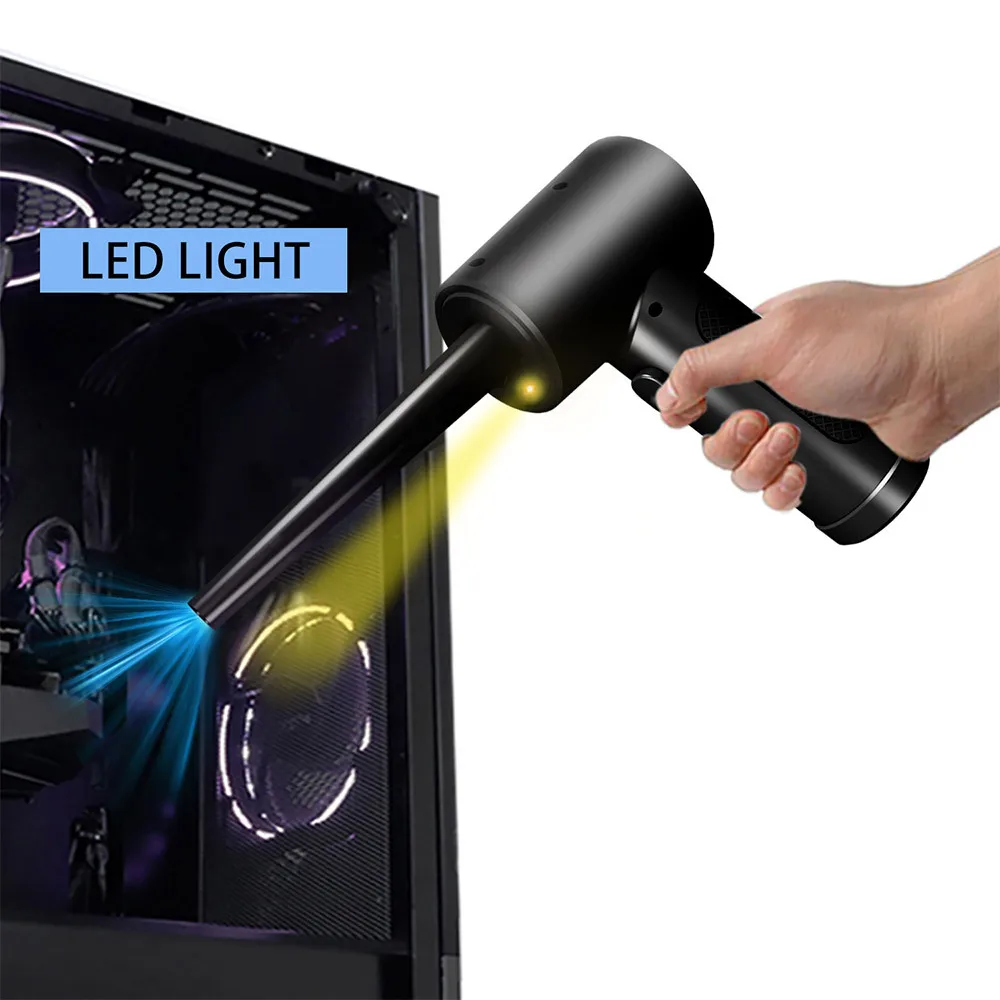 Rechargeable Blower Cordless AIR Duster Replacement for Compressed Spray Gas Cans for Computer Keyboard and Electronics Clean