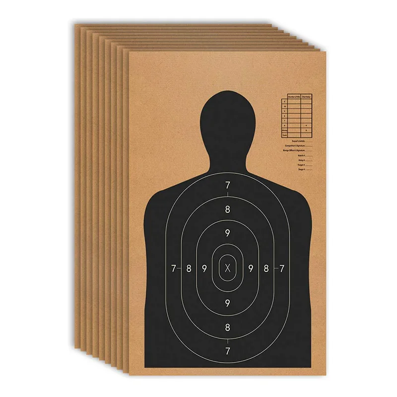 Large Range 18 X 24 Inch Paper Shooting Targets Card Stock Silhouette Reactive Splatter Shooting Target