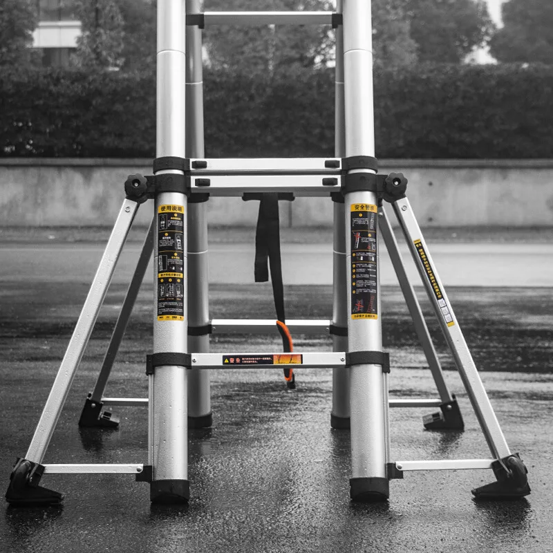 Aluminum alloy multi-functional telescopic engineering ladder ladder household folding ladderladder frame