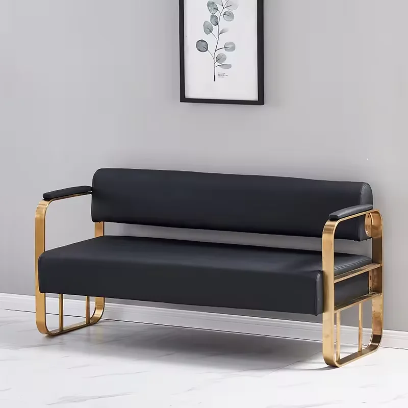 Hot sale solon Waiting Chair Office Reception Chair Hairdressing Bench