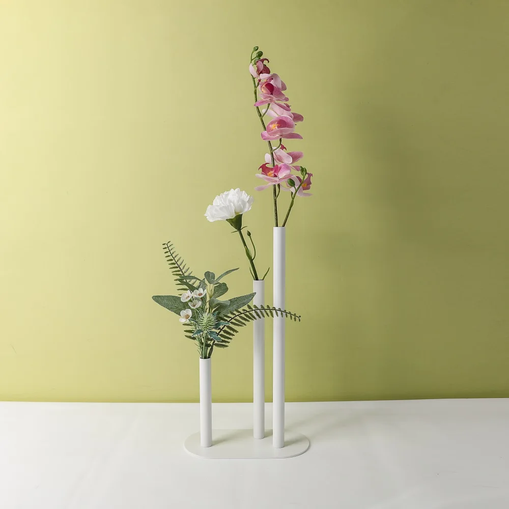 Maxery креативная усовершенствованная Роскошная ваза для цветов металлическая свадебная декора алюминиевый цвет под заказ