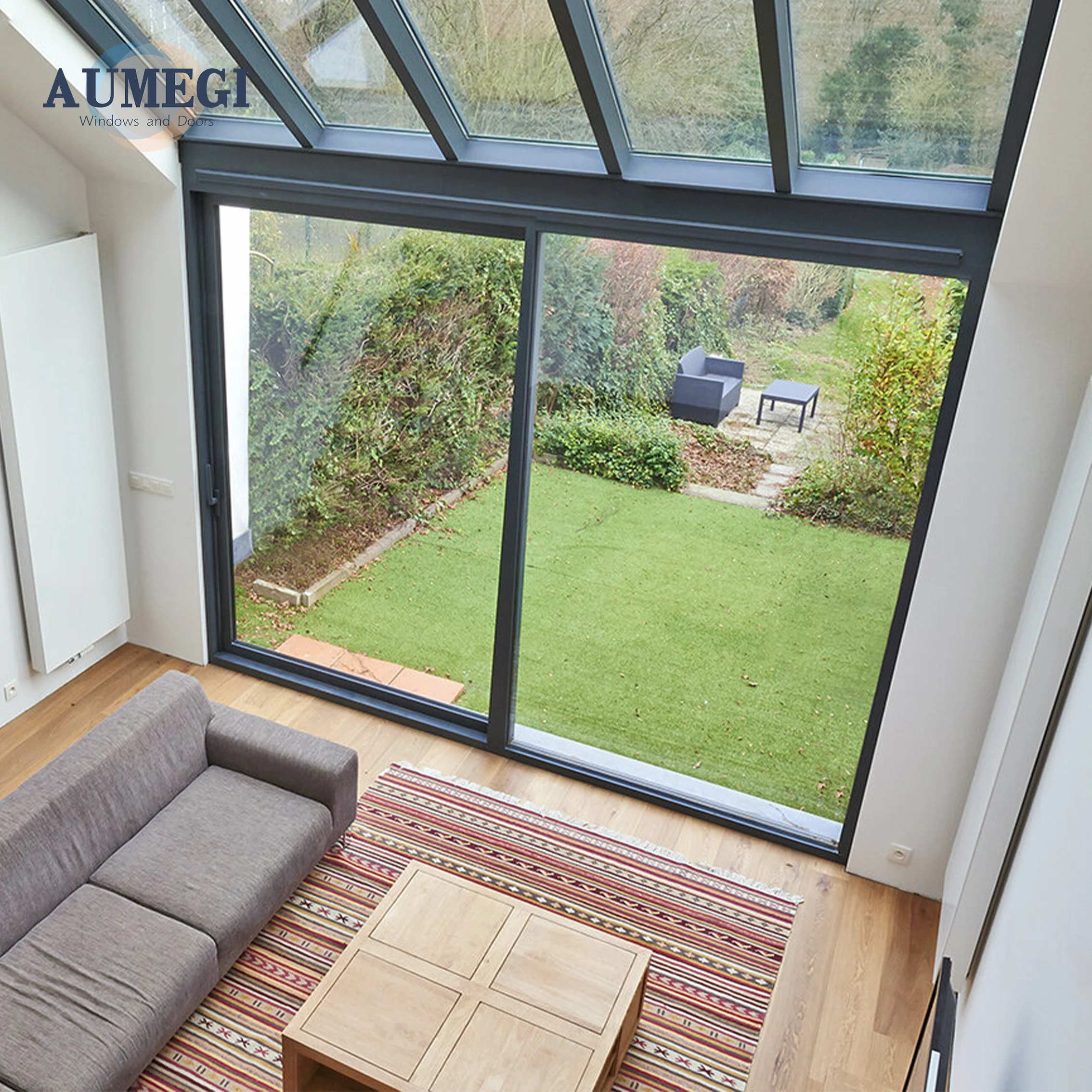 AUMEGI Aluminium Sliding Doors Lock Partition Of Replacement Pocket Models Aluminum Handle Sliding Door Channel