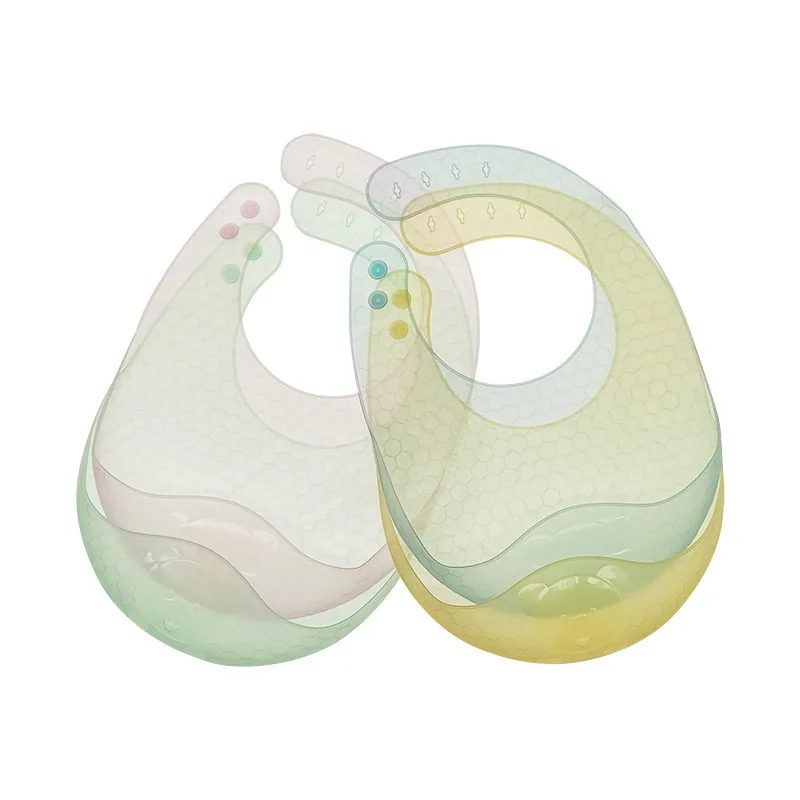 2023 Newborn 0-3 Month Baby Bibs Super Soft Easy Clean Baby Silicone Bibs Banana