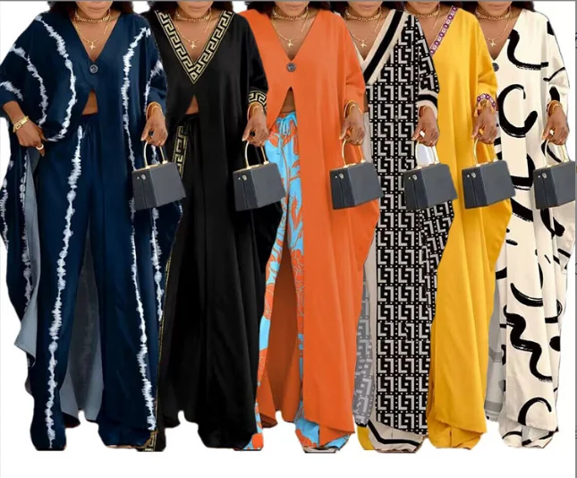 Новинка 2023, женская одежда Sharee, свободная одежда для отдыха, женская одежда с принтом