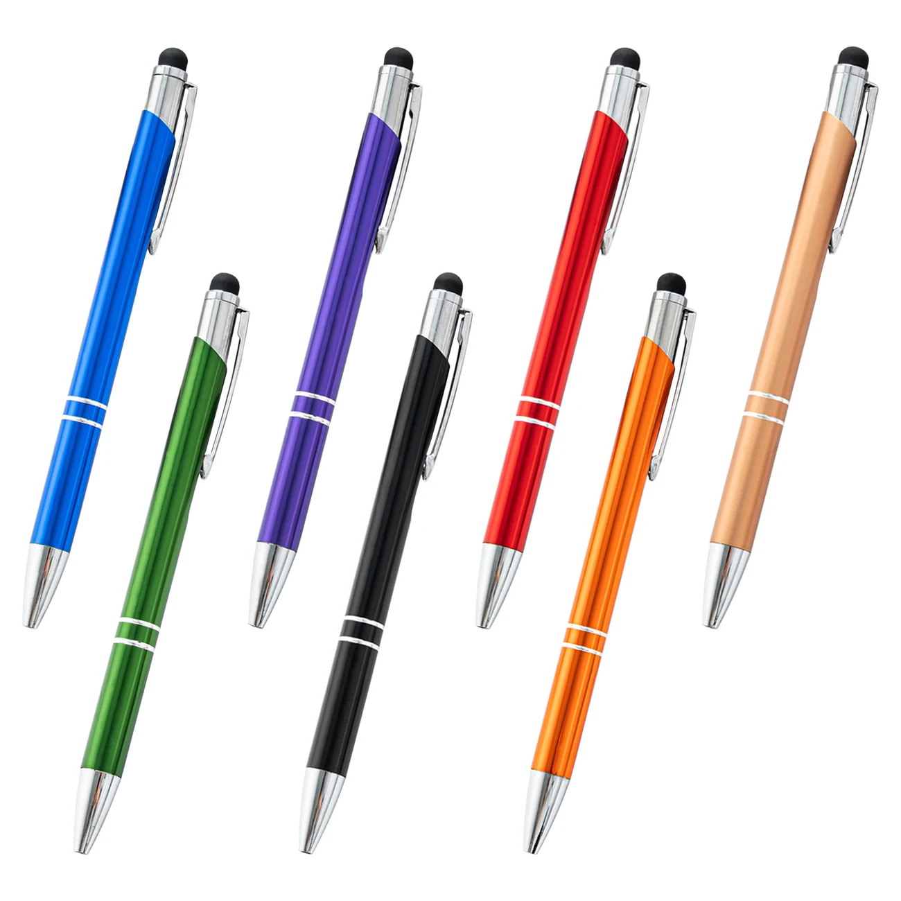 Customized logo printed promotional pen refill aluminum metal for Office & School Writing