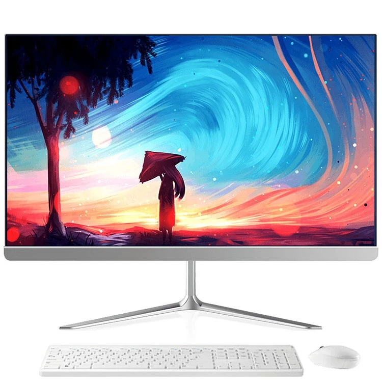 AIWO China manufacturers OEM Cheapest All-In-One PC Desktop Computer Core I5 I7 500 GB Office Gaming All In One Computers PC