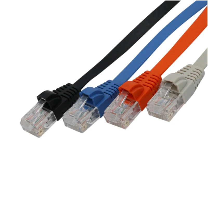 Медный кабель Cat6 RJ45 плоский патч-куртки BC