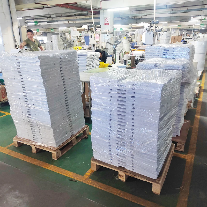 Inkjet Glossy 2 Up Printing Sticker Logo Self Adhesive Paper Labels A4 Sheet For Laser Printer