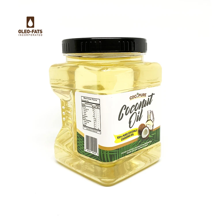 
Cocopure Brand Coconut oil 12*1L jar large capacity 
