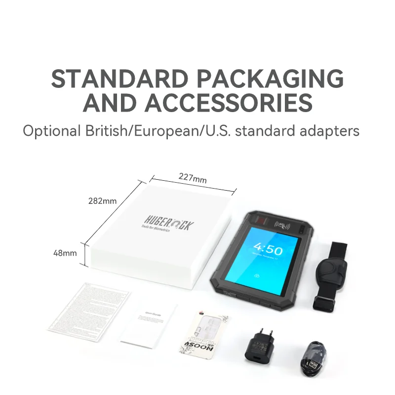 HUGEROCK B81 Rugged Android Tablet administration public security devices integrated writer precision control nfc gnss survey