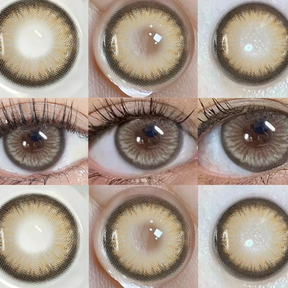 Factory Price High Quality New Fashion Colored Contact Lenses Eye Beauty 1 Year Disposable Comfortable Soft Lenses