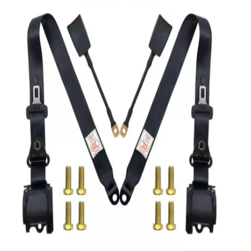 High quality fully closed retractor universal two-point automatically locking retractor car seat safety belt