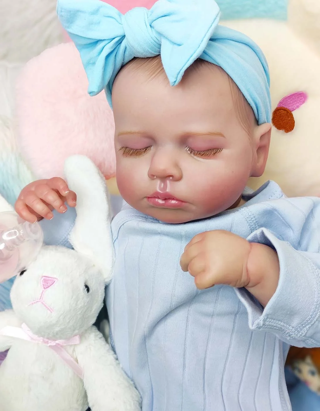 Popular Fashion Educational 20Inch Cotton Newborn Bebe Baby Doll For Kids Reborn 50Cm Silicone Baby Emulated Doll