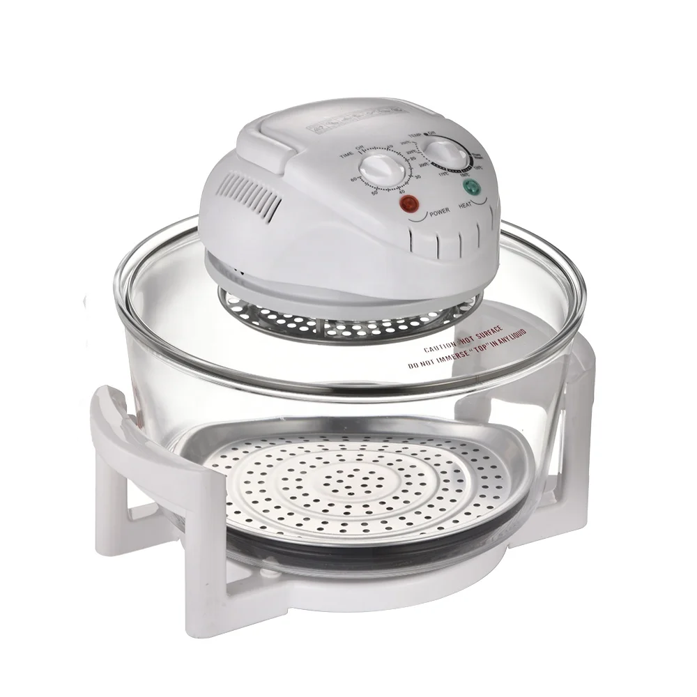 imichef 12L/17L 1400W Factory Price Home Use Visible Glass Electric Portable Convection Hot Air Turbo Flavor Wave Halogen O