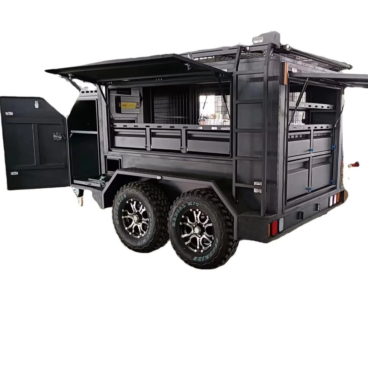 Новая модель, Фабричный дизайн, трейлер, большой набор инструментов, несколько ящиков, трейлер