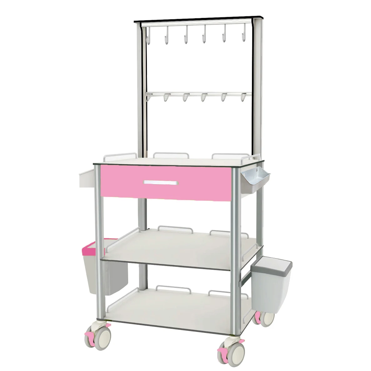 
Hospital Furniture Hospital Cabinets Medical Crash Cart Hospital Trolley Cart With CE ISO certificate Approval 
